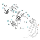 Cinghia 5324080-07 Cinghia 5324080-07