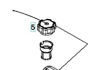 Serbatoio del carburante con tappo (stile clic) 5324249-42