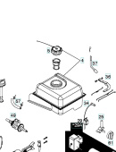 Serbatoio del carburante con tappo (stile clic) 5324249-42 Serbatoio del carburante con tappo (stile clic) 5324249-42