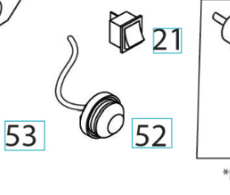Gruppo lampadina adescamento carburante con tubo 5324249-49