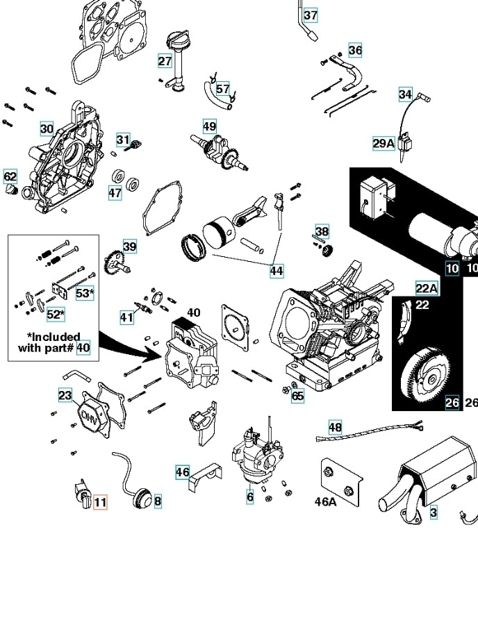 Gruppo avvio chiave 5324249-54