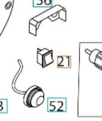 Interruttore On/Off 5324249-57 Interruttore On/Off 5324249-57