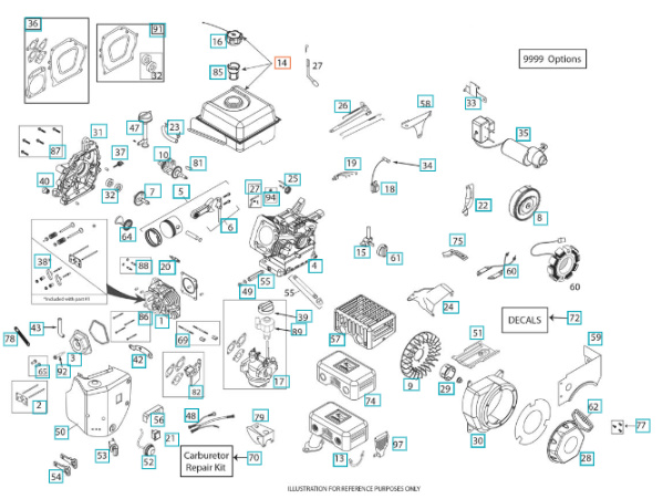 Serbatoio carburante Kpl 5324292-09