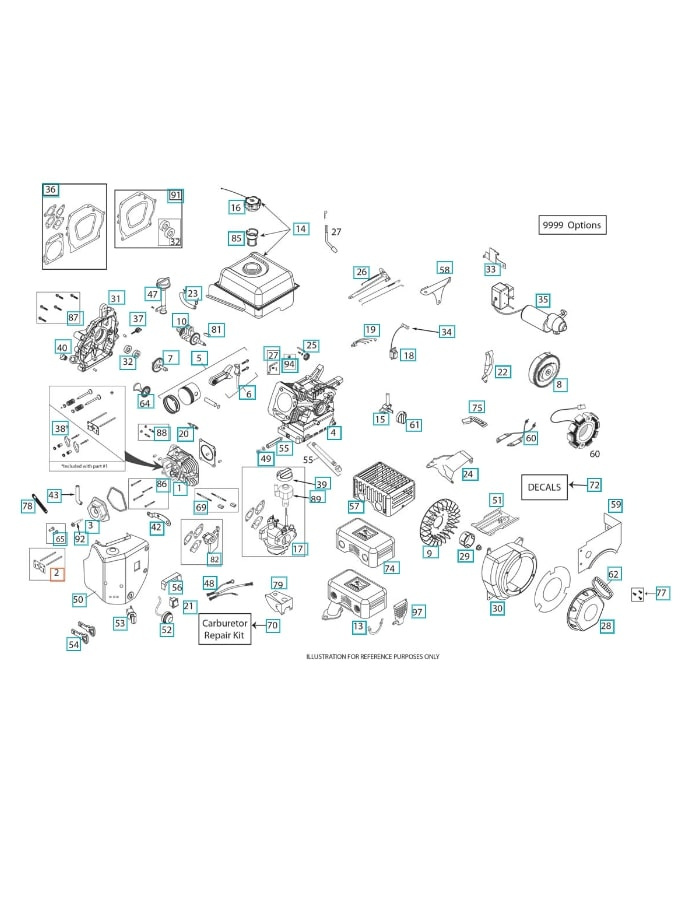 Kit punteria asta di spinta (incluso 5324296-06