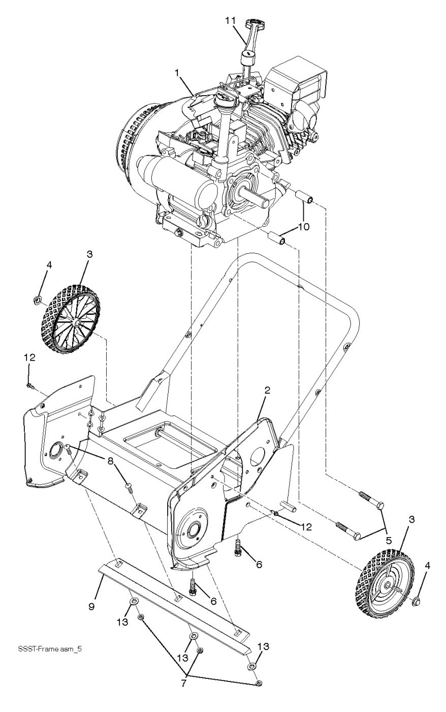 Ruota McCulloch SB121, ST53, MC621, MSB121