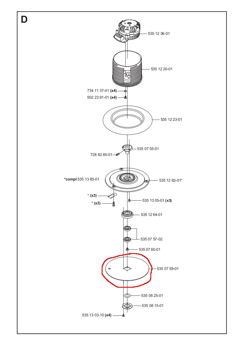Lamiera Sottodisco 210C,220AC,230ACX,Solar,R160