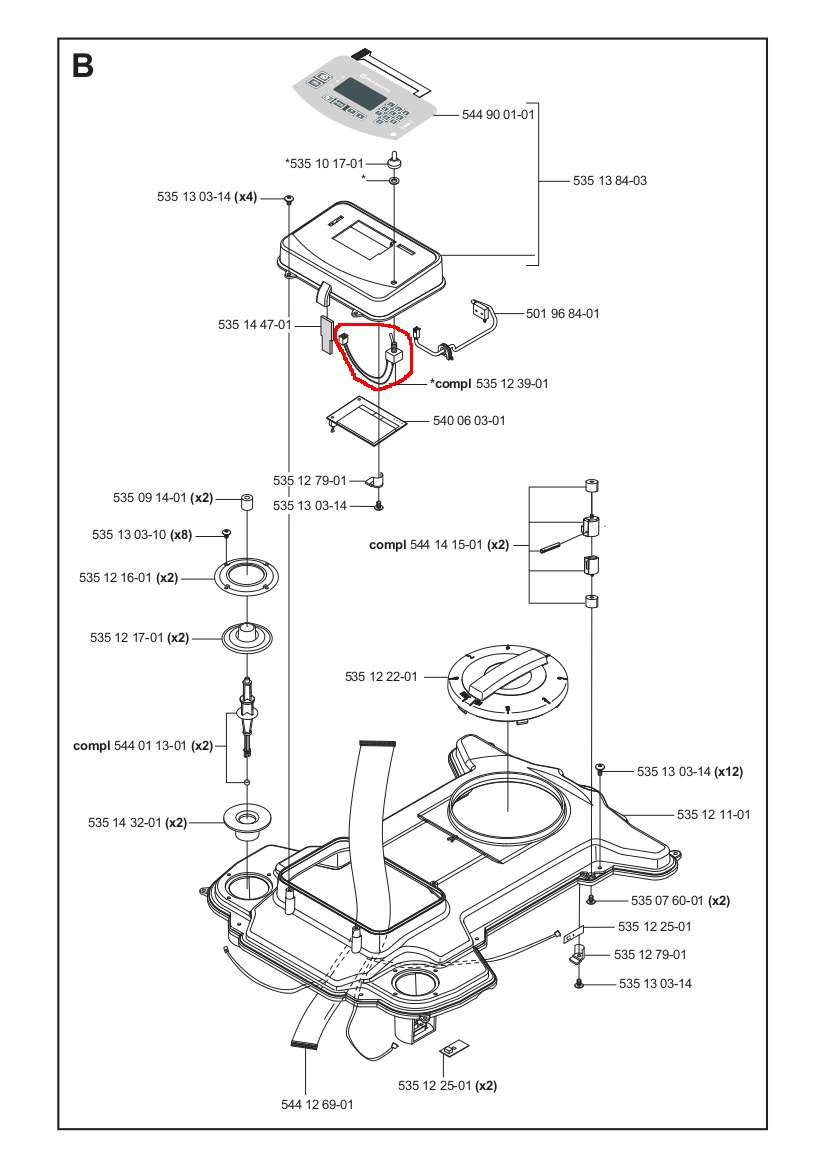 INTERRUTTORE PRINCIPALE 220AC, 230ACX, Solar, 260ACX, 265ACX
