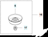 Kit di ricambio per coppa di supporto 5353344-01 Kit di ricambio per coppa di supporto 5353344-01
