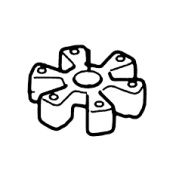 Flangia pignone più grande ammortizzatore Flangia pignone più grande ammortizzatore