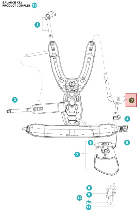 Fibbia Frontale Destra Compless 5360259-01