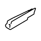 Alloggiamento destro con tappo in gomma 5366292-01 Alloggiamento destro con tappo in gomma 5366292-01