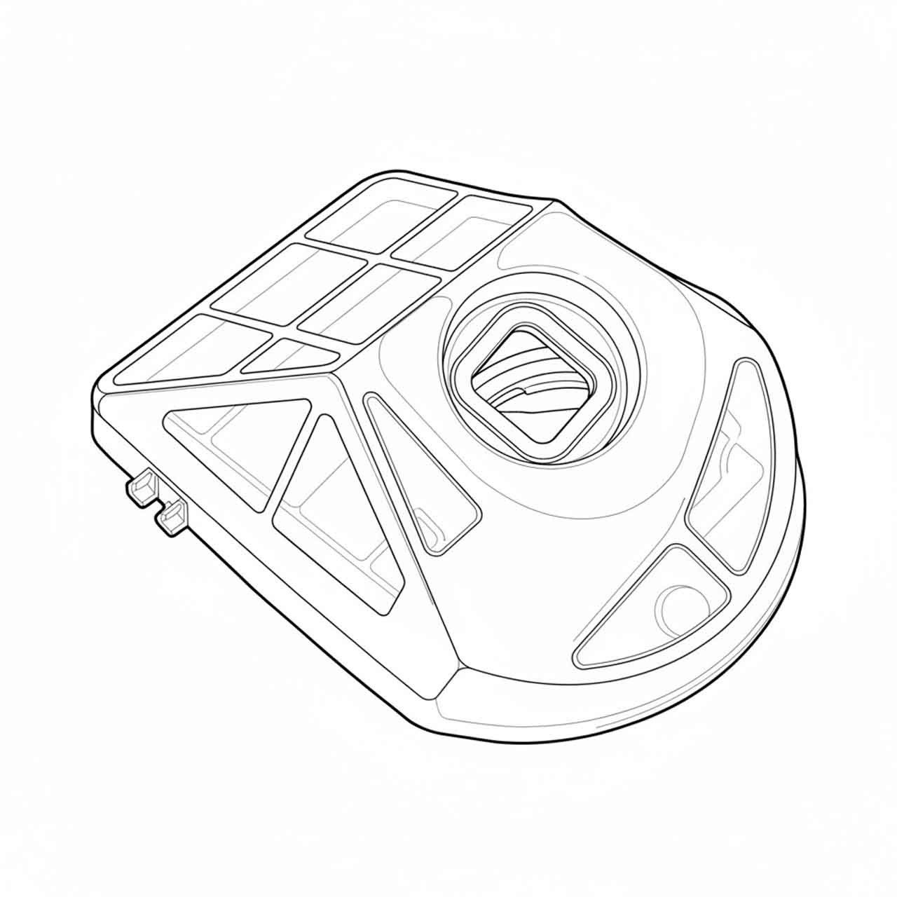 Kit filtro aria nero