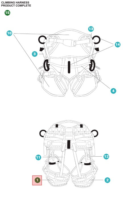 Passante per la gamba a sinistra 5367699-01