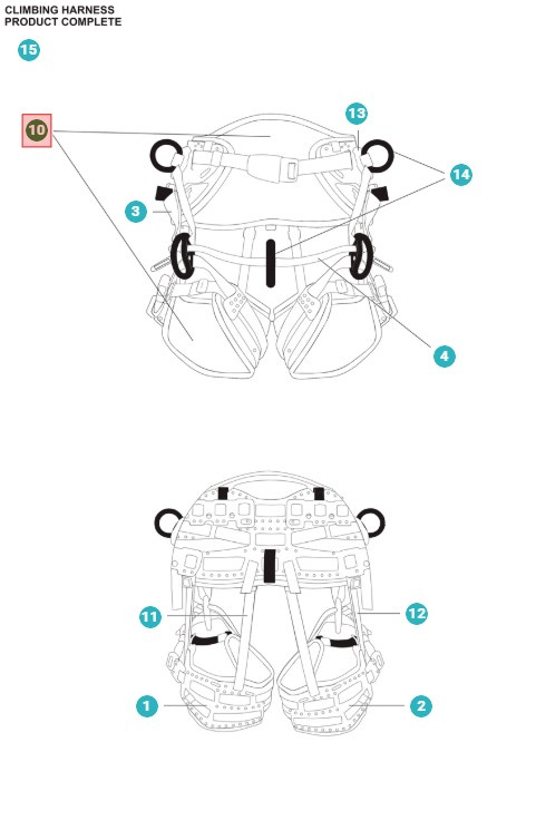 Set di imbottiture per cuscinetti 5367708-01