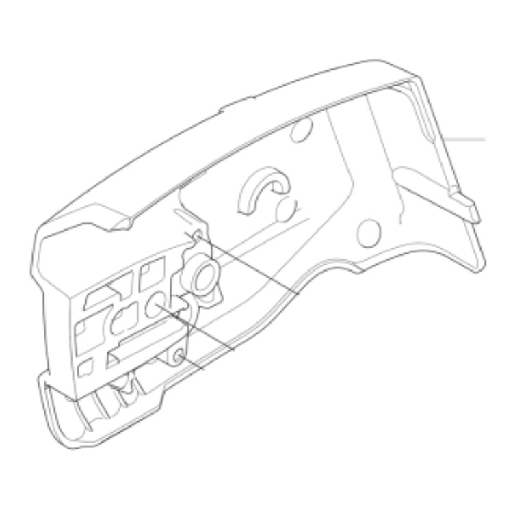 Coperchio frizione 540Ixp, Falcon 5368859-01