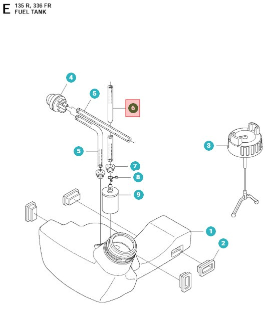 Tubo carburante 5370523-01