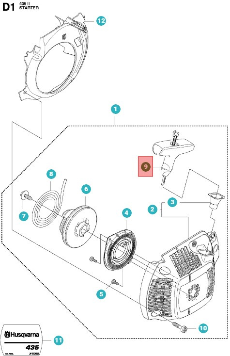 Maniglia Di Avviamento 5372325-01