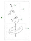 Protezione lama con adattatore, 200 mm Protezione lama con adattatore, 200 mm