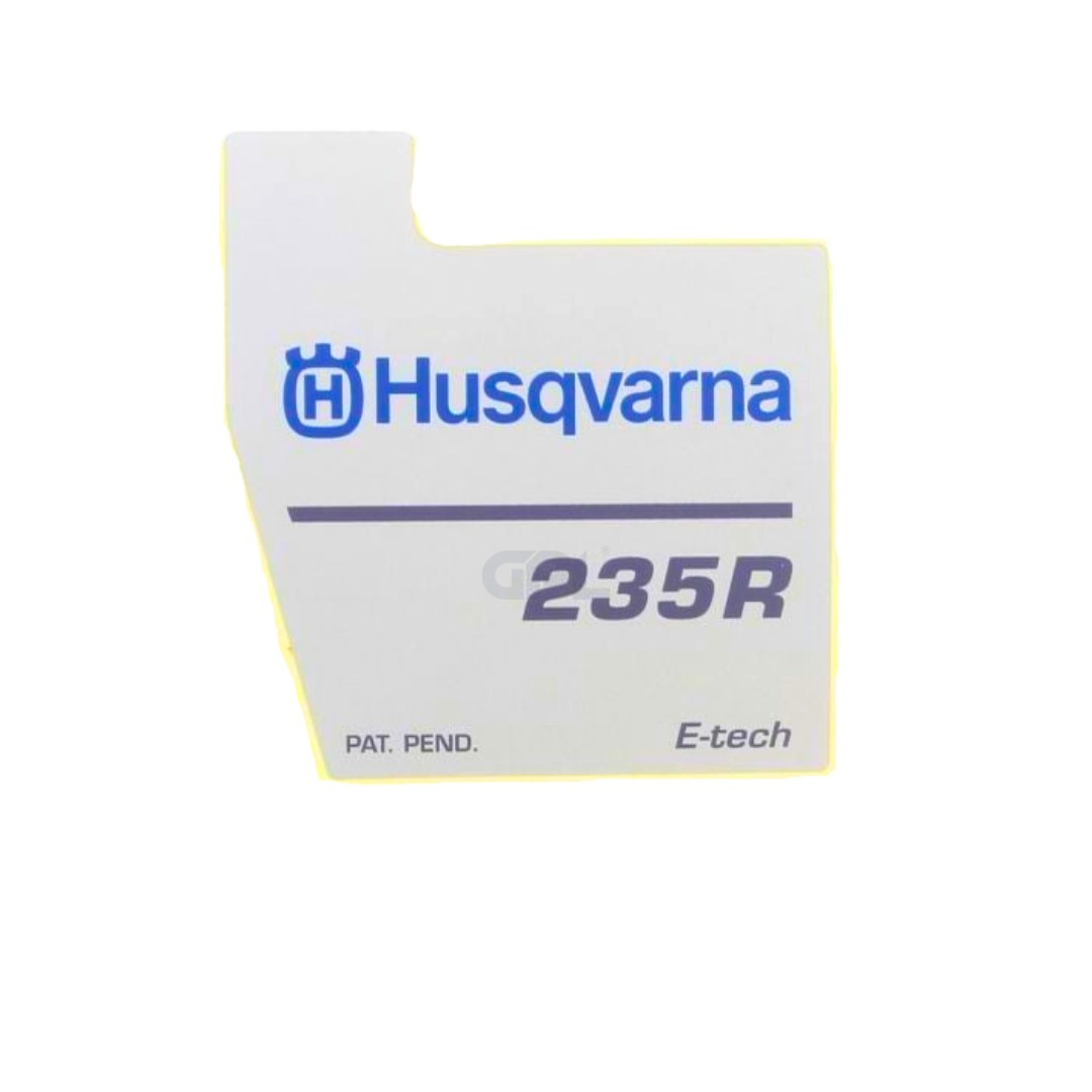 Decalcomania Starter Husqvarna 235R