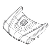 Copertina anteriore con Husqvarna Dec 5375696-02 Copertina anteriore con Husqvarna Dec 5375696-02