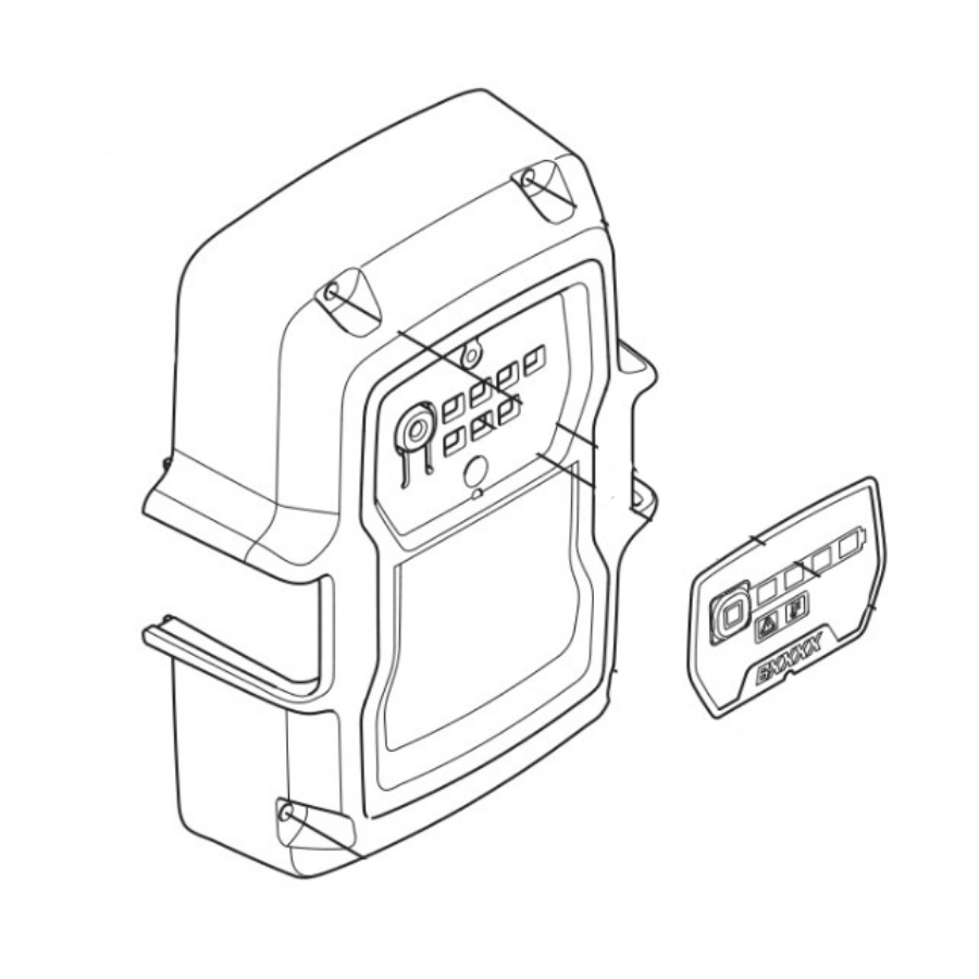 Cover Assy Pezzo di ricambio Diventa Mkii 5386544-01
