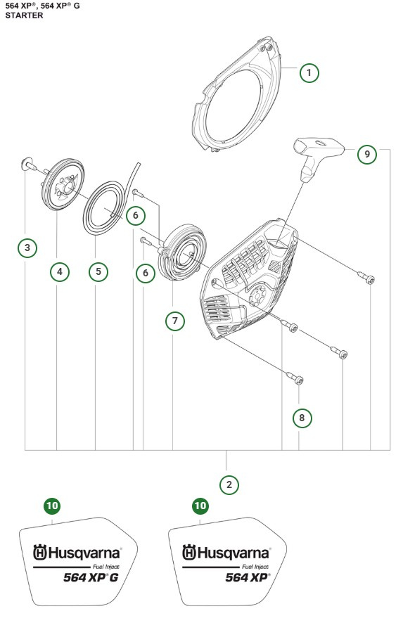 Adesivo di avviamento 564XP