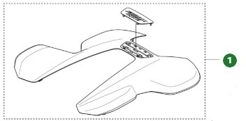 Coperchio superiore Automower 320 Nera
