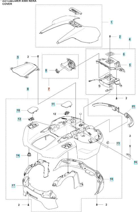 Kit Radar 430X Nero, 450X Nero