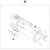 Scocca per batteria Husqvarna B140 Scocca per batteria Husqvarna B140