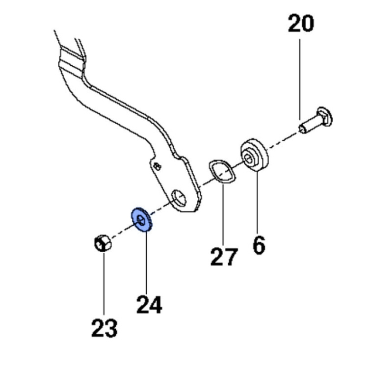 Rondella a molla, 7/16 5391028-43