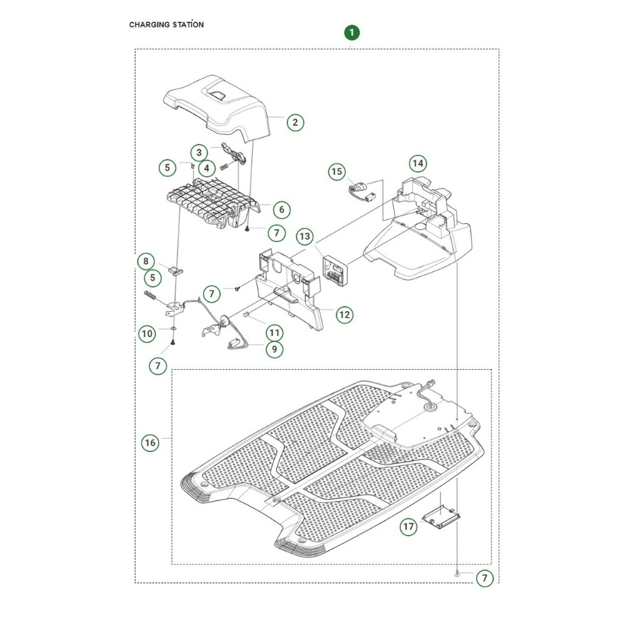 Stazione di ricarica Automower R6V, 308V, 312V