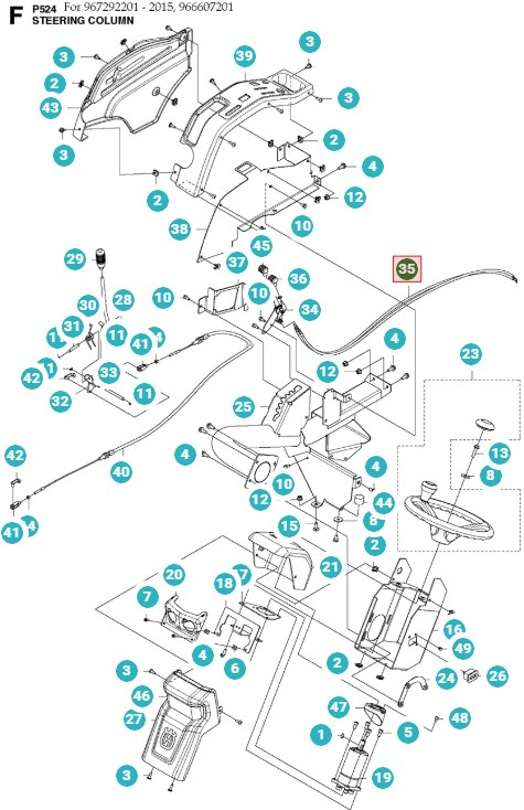 Filo Husqvarna P524, P524X