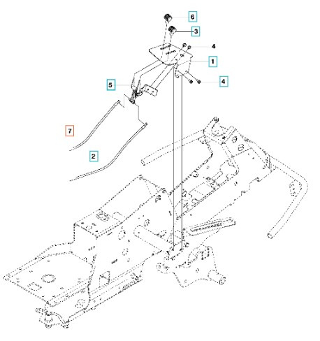 Cavo dell'acceleratore 214T 2016-2021, 214TC 2017-2021, 215TX, 220T
