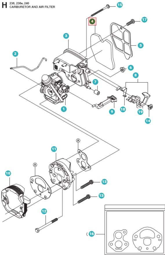 Filtro Dell'Aria 5450618-01