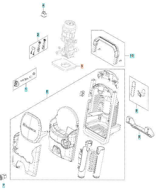 Guarnizione copertura motore in schiuma 5460899-01