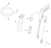 Pistola Husqvarna PW125, PW130 Pistola Husqvarna PW125, PW130
