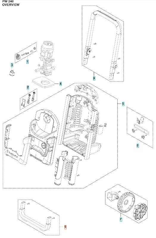 Supporto per i piedi 5460918-01