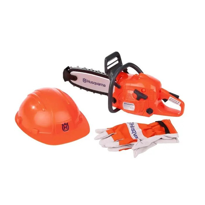 Kit forestale Husqvarna per bambini – motosega, casco, guanti