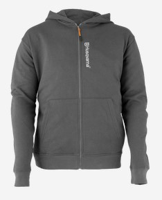 Husqvarna Hoodie Nero/Grigio scuro, L
