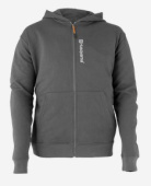 Husqvarna Hoodie Nero/Grigio scuro, L Husqvarna Hoodie Nero/Grigio scuro, L