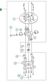 Gruppo supporto supporto macina 270 p Gruppo supporto supporto macina 270 p