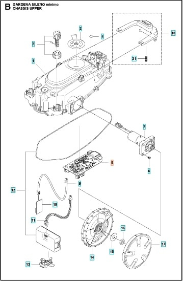 CIRCUITO STAMPATO Gardena Minimo / Easilife