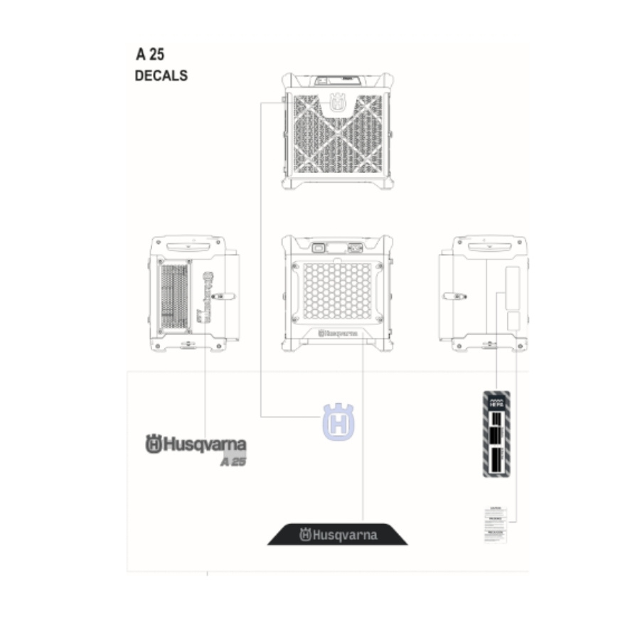 Kit adesivi A25 EU/ROW