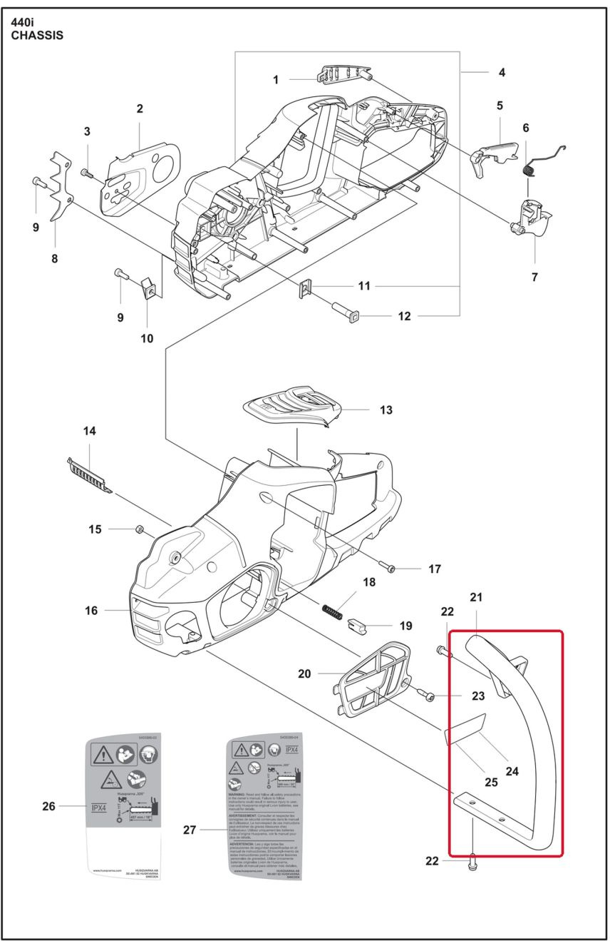 Maniglia anteriore 440i