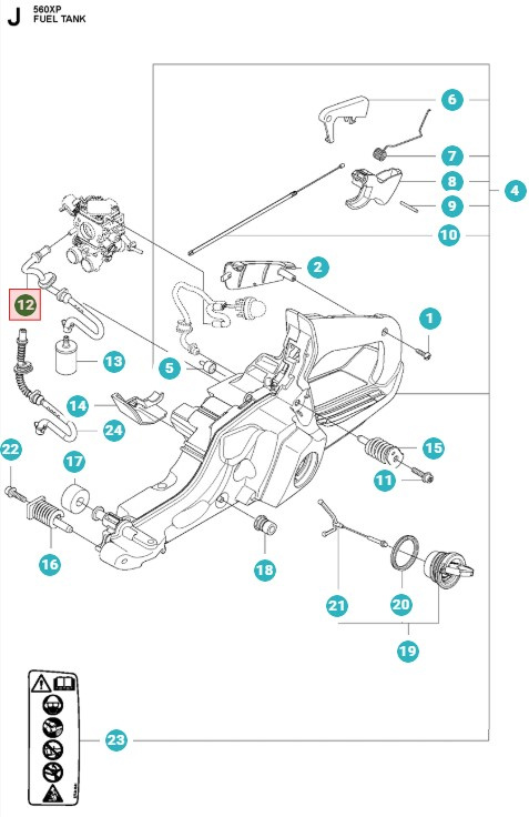 Tubo Carburante 5739935-03