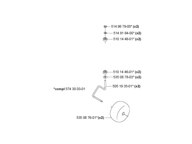 RUOTA complete 260/265ACX