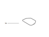 PROFILO DI TENUTA DISPLAY 305E, 310, 315, 315X, 320, 430X, 450X Nera PROFILO DI TENUTA DISPLAY 305E, 310, 315, 315X, 320, 430X, 450X Nera