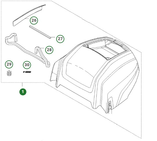 Copertura Motore 5757500-01