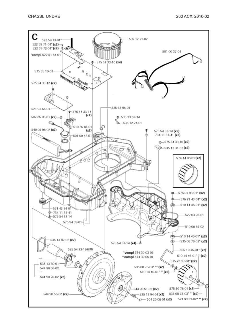 Rondella, albero da 6,8 mm