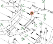 Piastra distanziale nera 5762215-02 Piastra distanziale nera 5762215-02